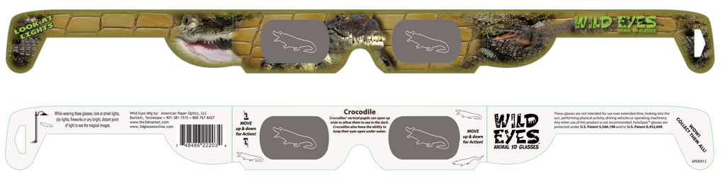 Crocodile Wild Eyes Glasses