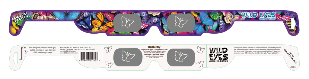 Butterfly Wild Eyes Glasses