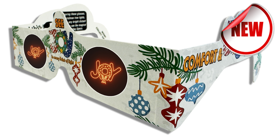 "JOY" Holiday Specs 3D Glasses
