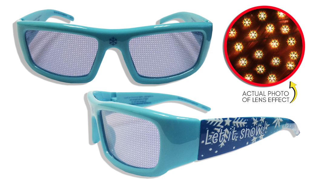 Holiday Specs Plastic Snowflake