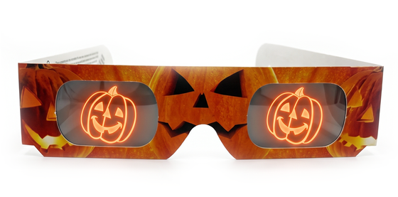 Jack-O-Lantern 3D Glasses