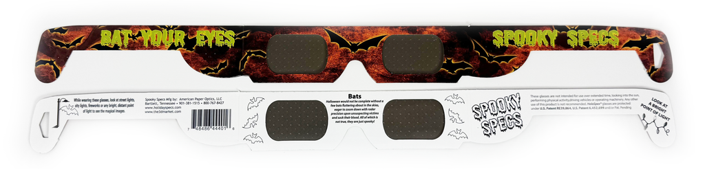 Halloween Bat 3D Glasses