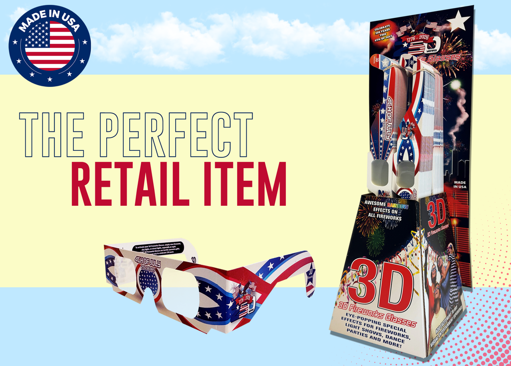 250th Anniversary 3D Fireworks Glasses