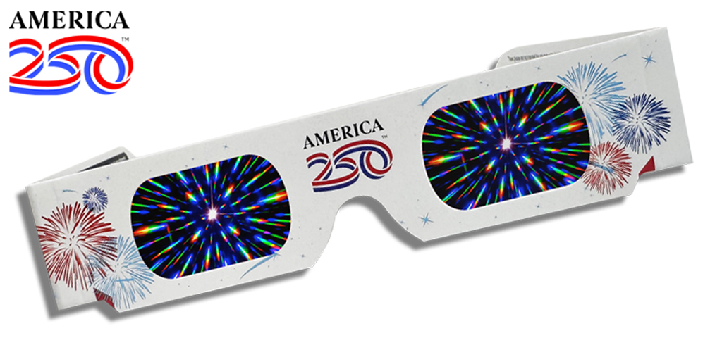 Freedom & Fireworks 3D Glasses