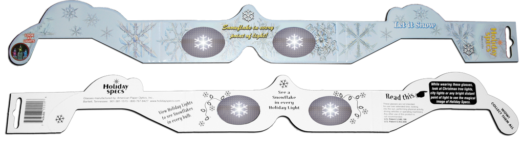 Snowflake 3D Glasses