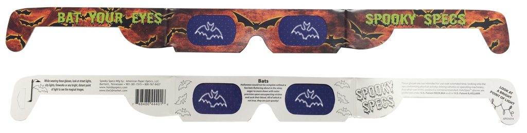 Halloween Bat 3D Glasses