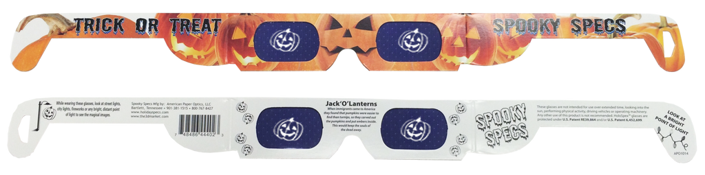 Jack-O-Lantern 3D Glasses